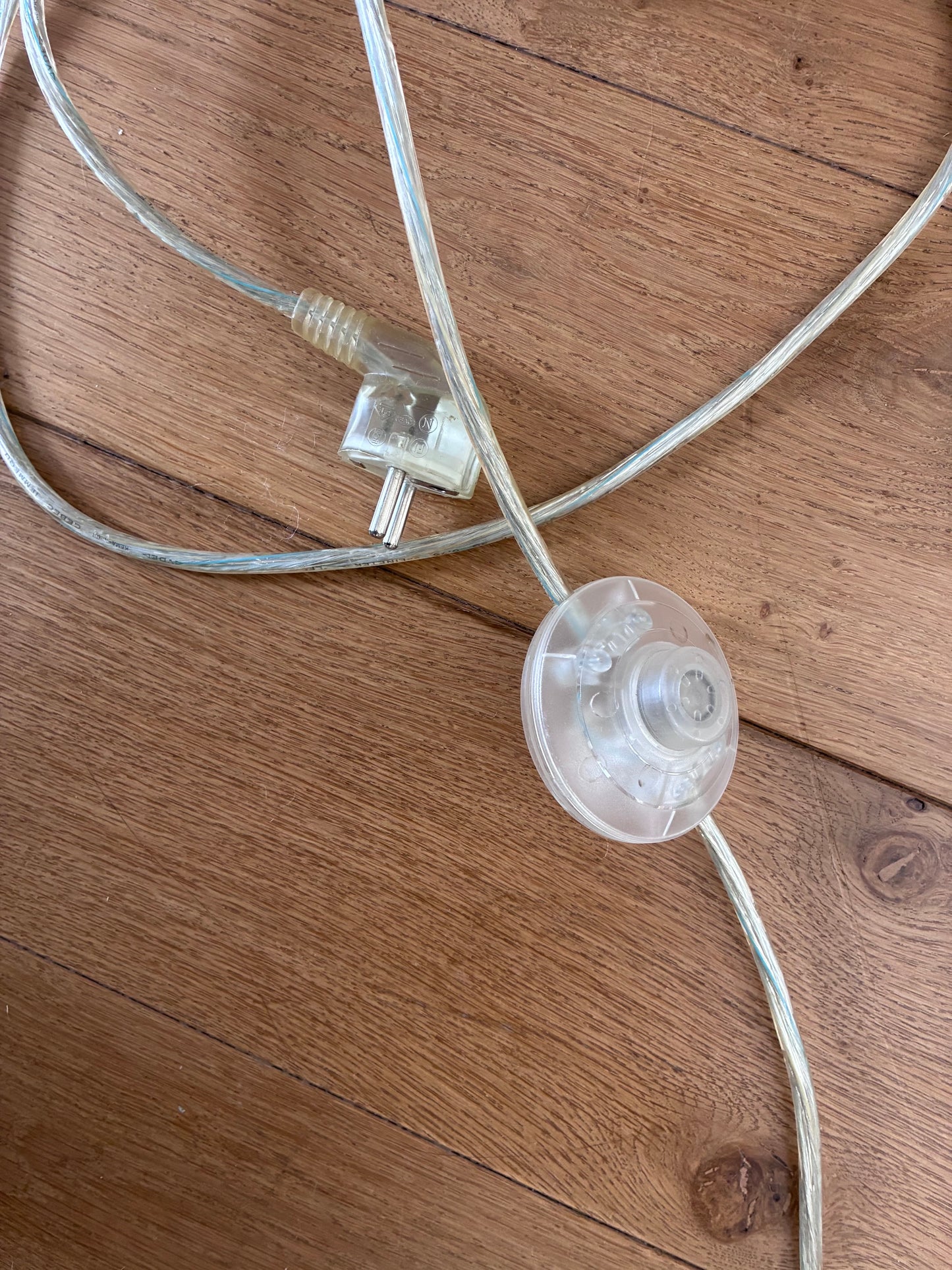 Lampadaire "Bulbe" en métal et verre - 1980.