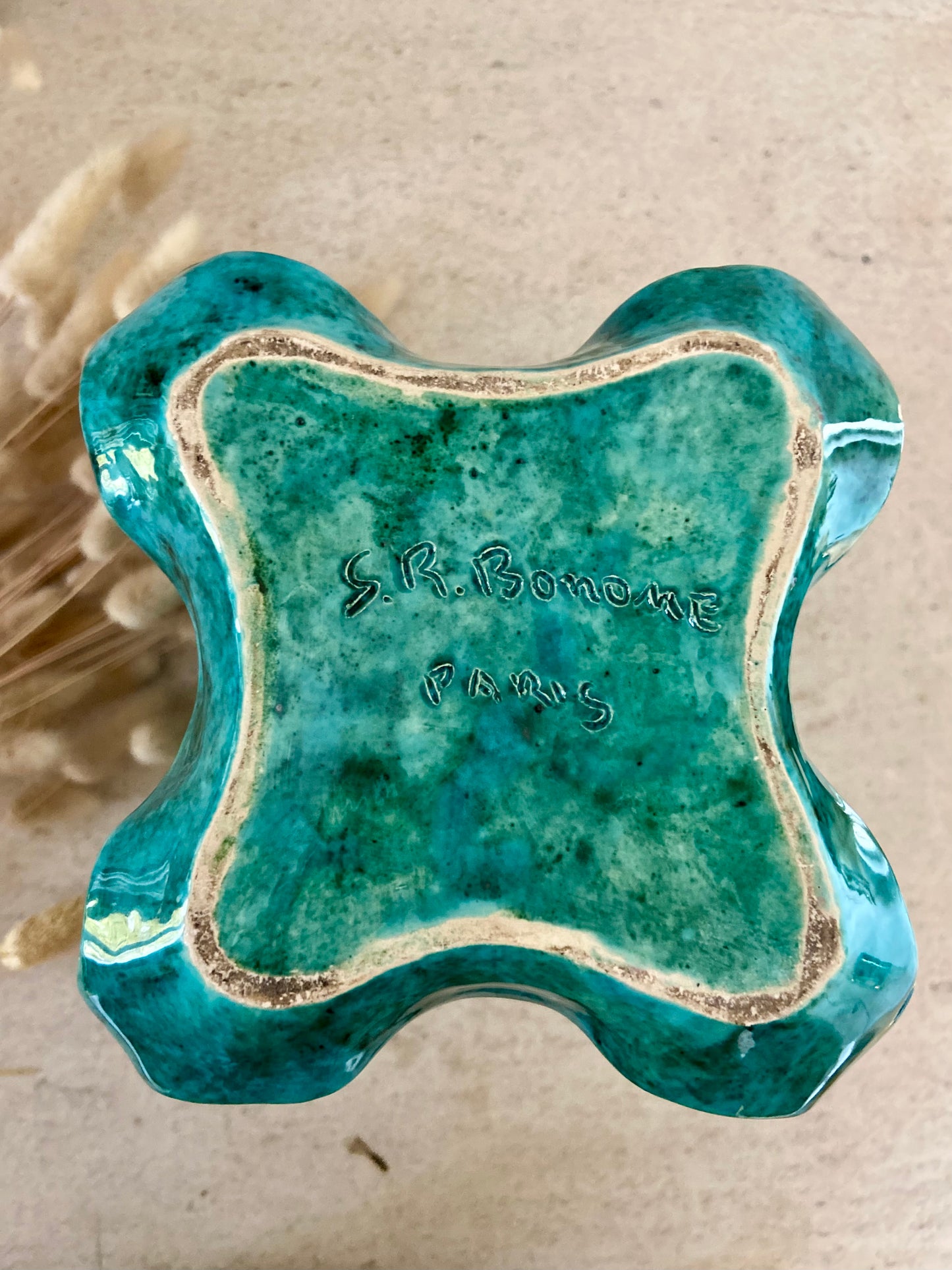 Vase en céramique Santiago Rodríguez Bonome - vers 1950.