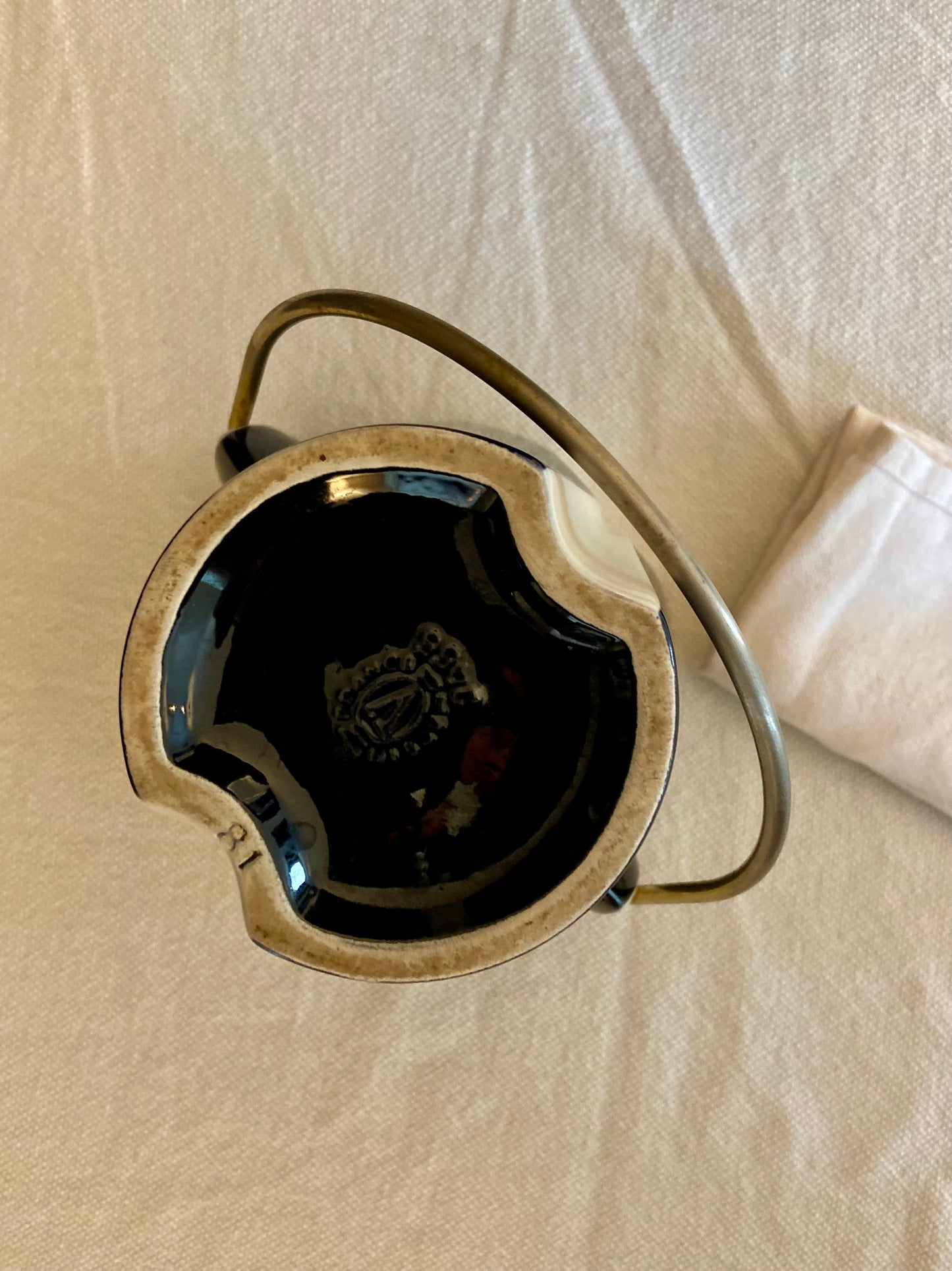 Seau à glace en céramique Verceram - vers 1950.