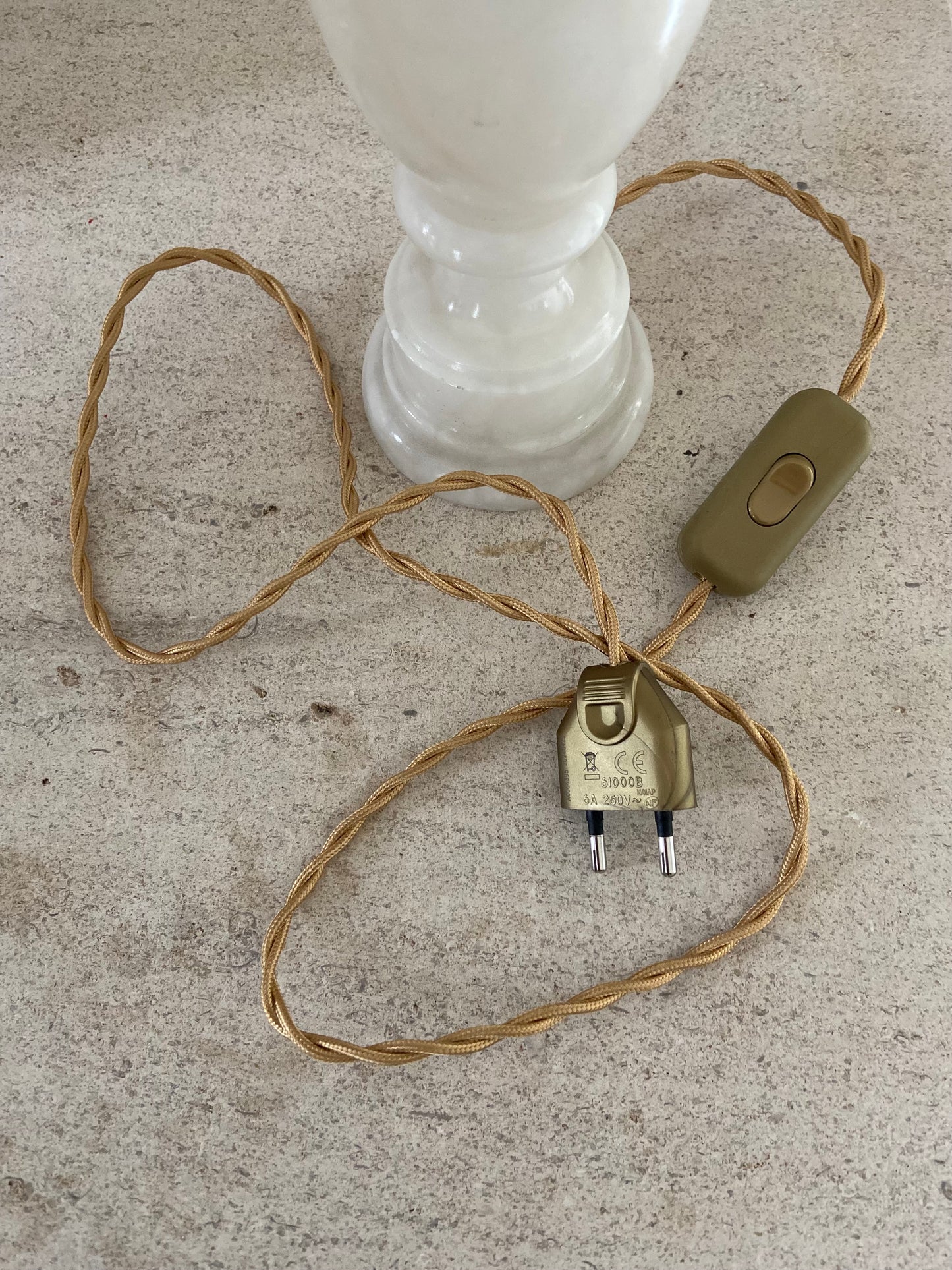 Paire de lampes de chevet "Duck" en marbre - 1970.