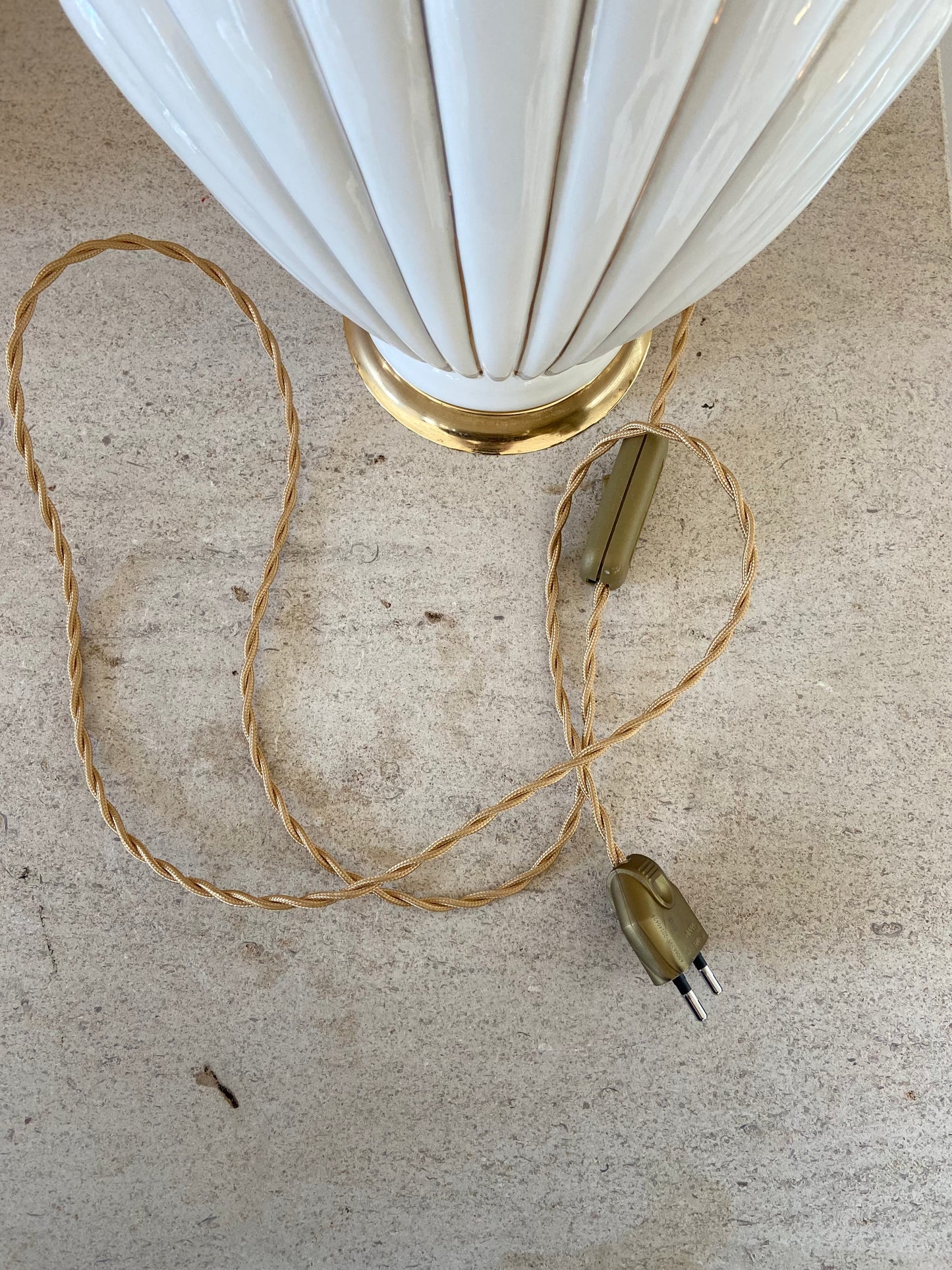 Lampe "Coquille" en céramique - 1970.