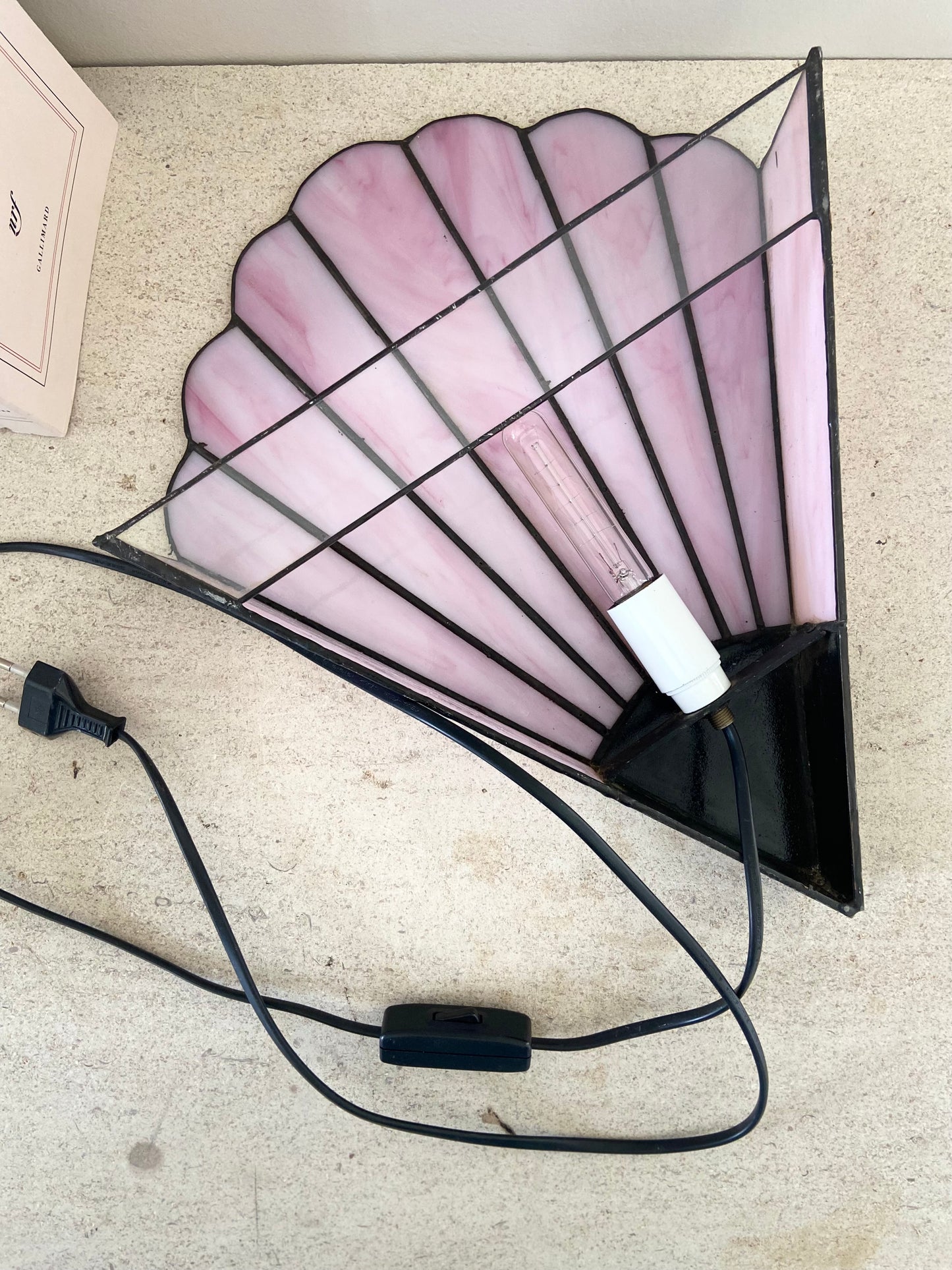 Applique murale esprit "Tiffany" - 1970.