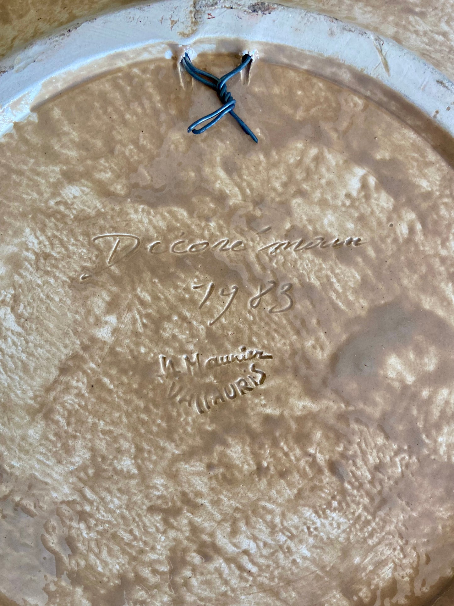 Grande coupe en céramique - Vallauris.