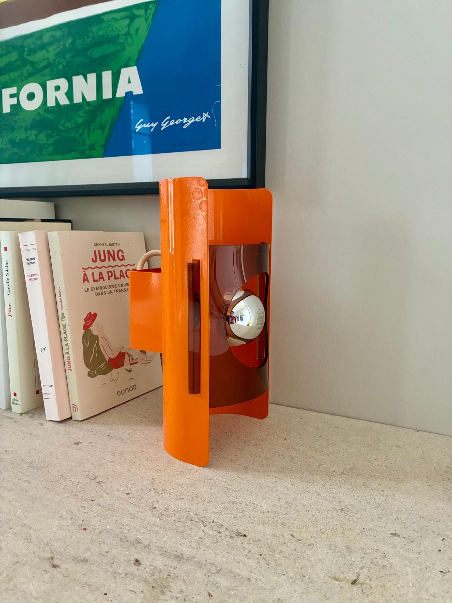 Applique 60's en métal et plexiglas - 1960.