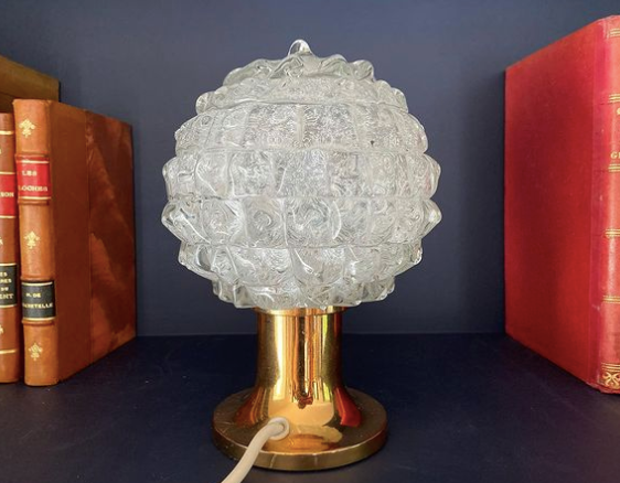 Small lamp "Cut ball" - Hillebrand