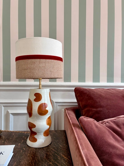 Paire de lampes "Initiale" SPOT x ATOME en céramique - 2026 (Havane).