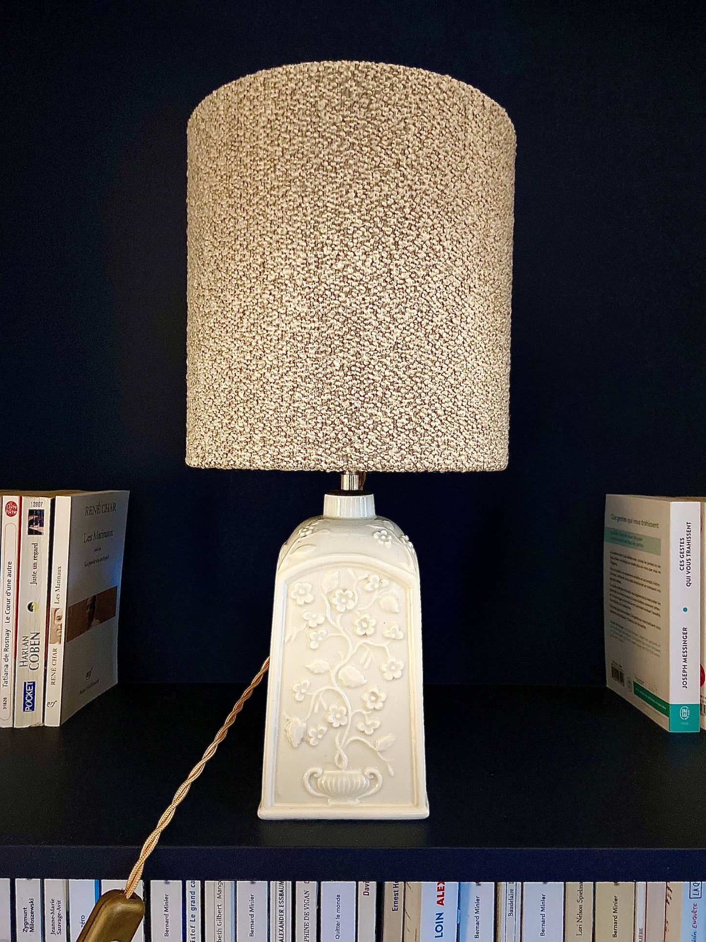 Ceramic “Floral” lamp