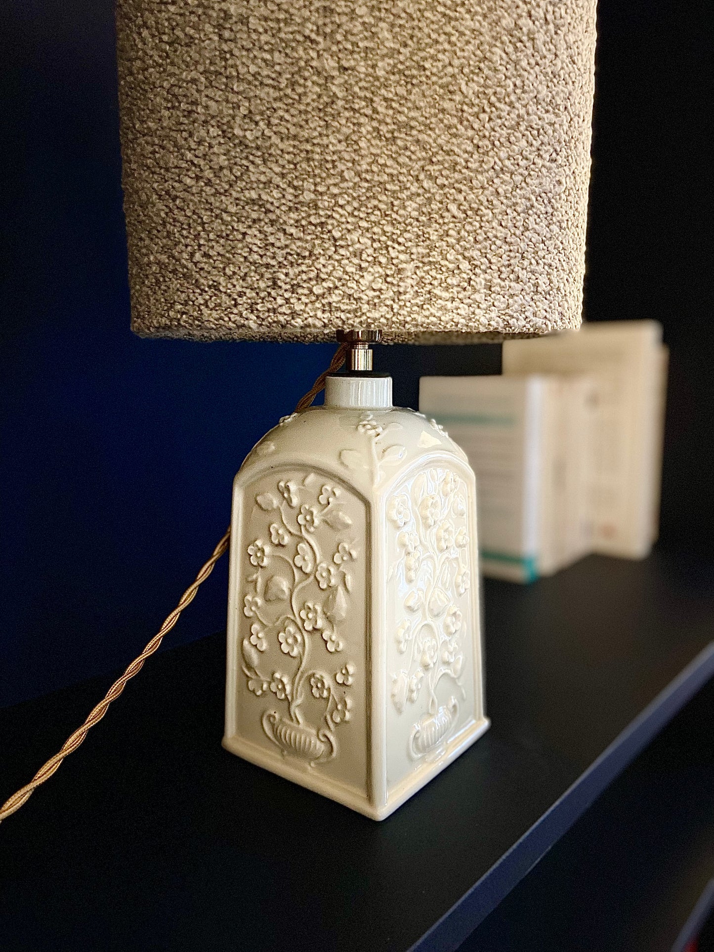 Ceramic “Floral” lamp