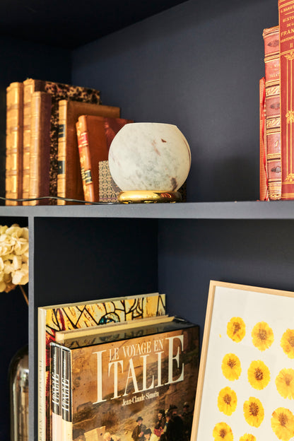 Petite lampe "Boule" en pâte de verre