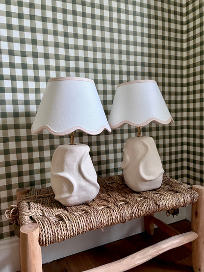 Paire de lampes en papier maché "Pulpa Papyra" - 2026.