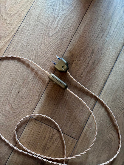 Lampadaire "Coloniale" en bois massif - 1960.