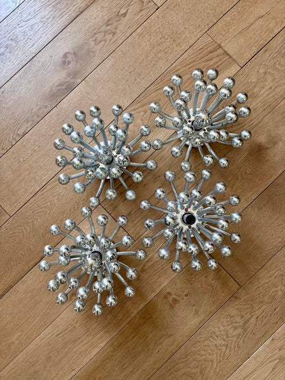 Quatre appliques Studio Tetrarch pour Valenti Luce, modèle Pistillo - 1970.