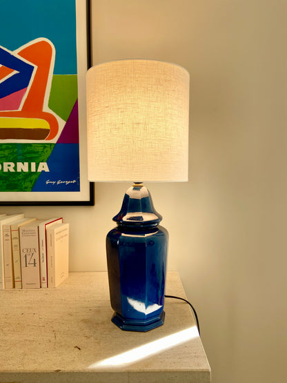 Grande lampe "Azur" en céramique