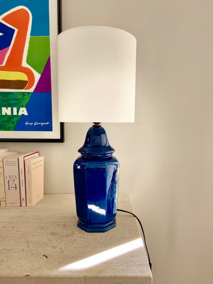 Grande lampe "Azur" en céramique