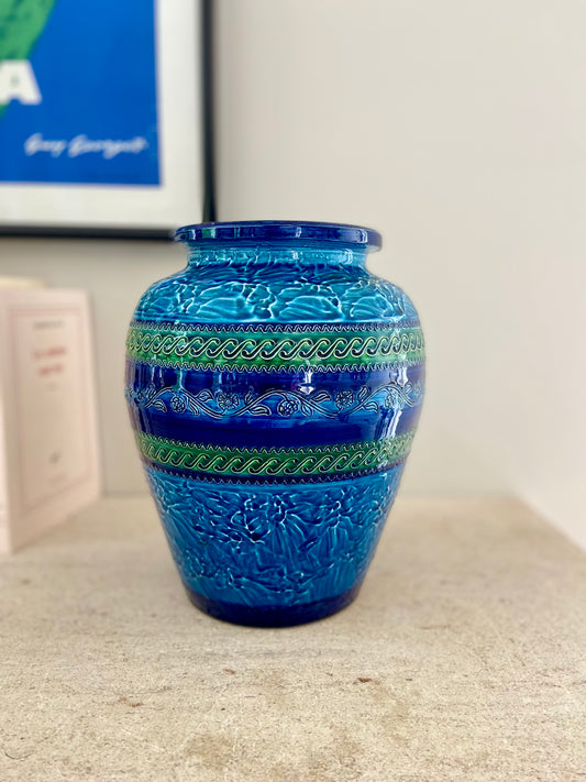 Vase en céramique émaillée Aldo Londi - 1960.
