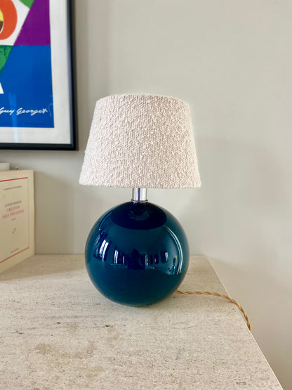 Petite lampe "BLUE" 70's en céramique