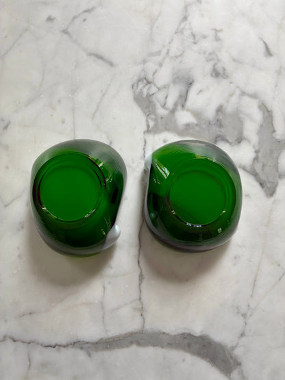 Paire de vide-poches en verre de Murano - 1970.