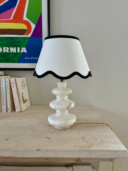 Lampe "Feston" en albâtre - 1950.